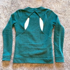 Lululemon open back sweater